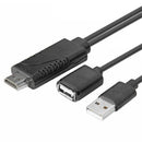 USB Female to HDMI Male 1080P HDTV TV Digital AV Adapter Cable Wire Cord A
