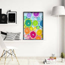 Colorful Oranges Rhinestone Full Round 5D DIY Diamond Painting Wall Picture