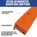 6 inch Magnetic Bench Vice Jaw Pad Multi-Groove Vise Holder Grips Heavy Dut