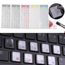 Russian Transparent Stickers Waterproof For PC Laptop Table Keyboard_Letters