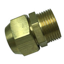 Brass 3/4" Male Adapter Connector Thread Fittings Tube with Flaring Ãâ€ 19mm