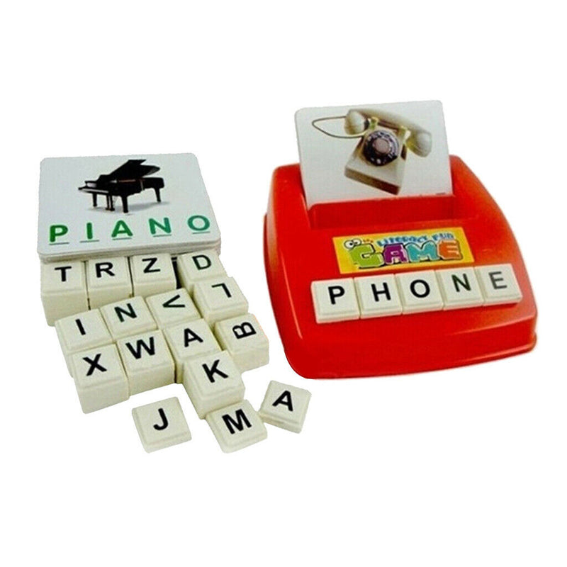 Funny Learning Machine Toys Kids Educational Letters Card 26Letters+30Cards