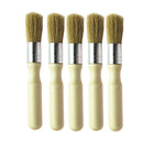 5 Pieces Bristles Paint Brushes DIY Decorating Watercolor Drawing Painting