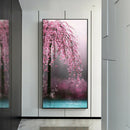 45x85cm Pink Flower Tree Diamond Painting Full Round Drill Cross Stitch Kit A