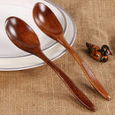 1Pcs Wooden Spoon Bamboo Kitchen Utensil Tool Soup Catering.-Kit Teaspoon U2K9