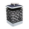 Waterproof LED Solar Lamp Flickering Smokeless Flameless Candle Flame Lamp
