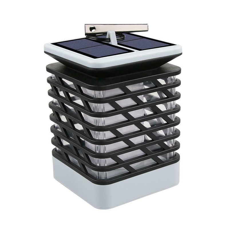 Waterproof LED Solar Lamp Flickering Smokeless Flameless Candle Flame Lamp