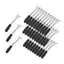 32pcs TV Antenna 300-75 Ohm Coaxial Cable Matching Trans-former VHF/UHF/FM