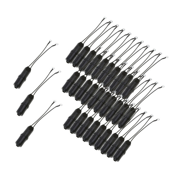 32pcs TV Antenna 300-75 Ohm Coaxial Cable Matching Trans-former VHF/UHF/FM