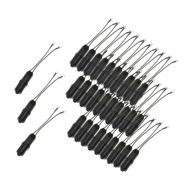 32pcs TV Antenna 300-75 Ohm Coaxial Cable Matching Trans-former VHF/UHF/FM