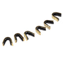 Set of 12 Pieces Rope Nocks Archery Bow String Buckle Clip Nocking Point, 5 X 5