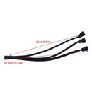 1 To 3 Way Splitter Sleeved 4-Pin PWM Connector Fan Extension Cable New 1pcs