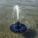 Garden Solar Birdbath Fountain Pump Outdoor Solar Water Panel Floating E1F2