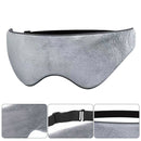 Women Men Sleeping Adjustable Strap Hot Cold Therapy Weighted Eye Patch Zipper
