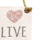 Wooden Wall Hanging Ornaments Nordic Style Pendant Gift Bedroom Home Decor