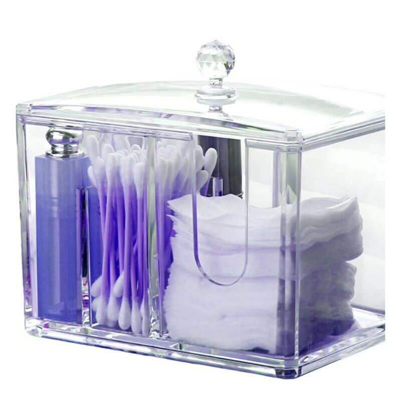 Cotton Pads Holder Makeup Organizer Cosmetics Makeup Cotton Swab Holder Cot M7Y7