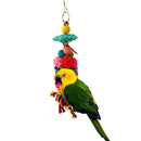 Cage Budgie Colorful Standing Rattan Swing Bird Bite Playing Pet Parrot Chew  Gw