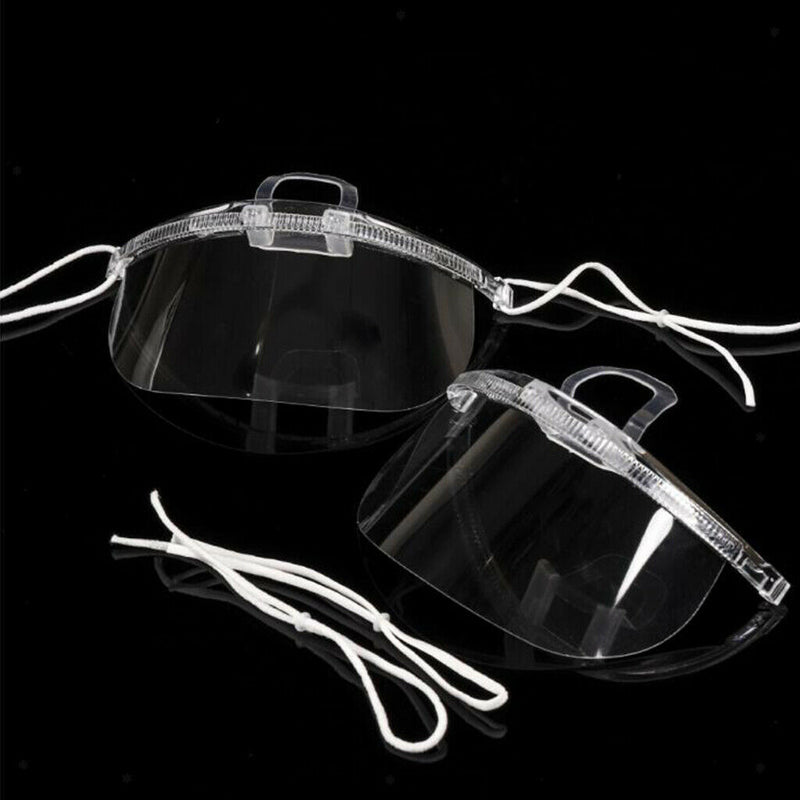 20x Plastic Mouth Shield Visor Protection Anti-fog for Kitchen Food Maker