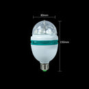 3WPop  E27 RGB Crystal Ball Rotating LED Stage Light Bulbs Disco Party Bulb Lamp