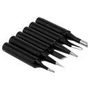 6pcs/set Lead-Free New Solder Iron Tip 900M-T Iron Tips for Hakko Iron Tip