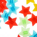 6Pcs Colorful Plastic Bike Wheel Spokes Beads Clip Wheel Spoke Star Decors
