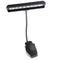 Flexible 9 LED Music Stand Lamp Clip-on Bedroom Desk Book Reading Light Black