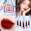 5 Pcs/set Lip Glaze Velvet Matte Moisturizing Lipstick Lasting Long Women S I7W0