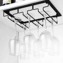 Wine Glass Rack - Under Cabinet Stemware Wine Glass Holder Glasses Storage