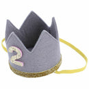Baby Boy Girl First Birthday Hat Crown Numbers Headband Tiara Party Photo P X9J9