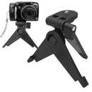 Folding Tripod Stand For Gopro Camera Cellphone Camcorder Black Portable Plastic