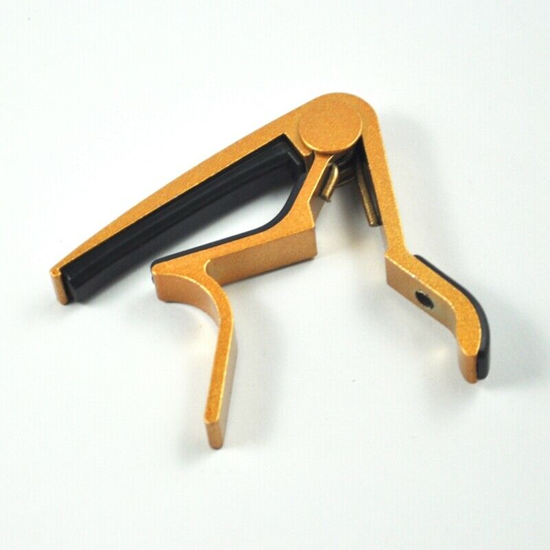 New Single-handed Guitar Trigger Capo Quick Change Golden
