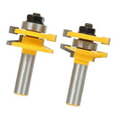 2pcs 1/2 Inch Shank High Hardness Rail and Stile Router Bits Ogee Woodworking