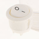 24 x 20mm Car Round Green LED Light Rocker Toggle Switch 6A/125V Board Sales
