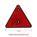 Triangular Red Reflector IP67 Waterproof Rear Triangle for Trailers Caravans