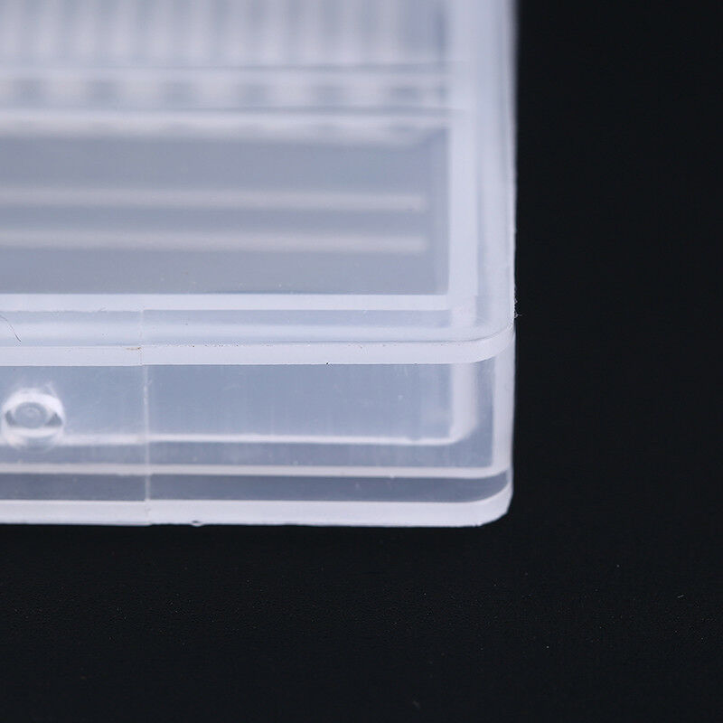 20 hol nail drill bit box plastic display stand container for 3/32" bits J Kw