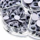 12mm Mixed Wiggly Wobbly Googly Self Adhesive Eyes Scrapbooking New W1Y7. A C3I4