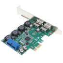 4 Ports PCI-E USB 3.0 Express Card, Mini PCI Express 3.0 Hub Controller Adapter