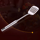 Stainless Steel Flat Fish Slice Frying Spatula Leaky Shovel for Kitchen Barbecue