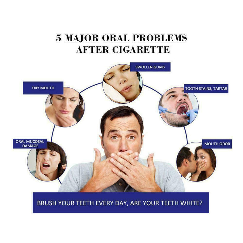 Smoke Stains Toothpaste Odor Removal Oral Problem After 100g Cigateres New C1S8
