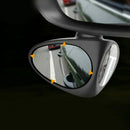 2 In 1 Rear View Mirror Paste And Add Blind Spot Mirror Visible Mirror 2PCS LPB