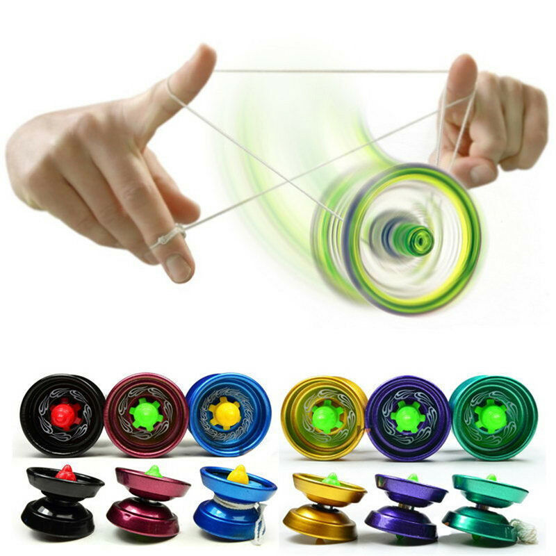 Cool Aluminum Design Professional YoYo Ball Bearing String Trick Alloy Kids FT