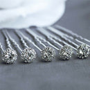 10 Diamante Rhinestones Bridal Wedding Prom Women Hair Pins Clips Fashion JR