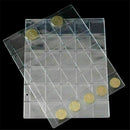 1Sheet 30 Pockets Plastic Money Coin Album Case Holder Storage Collection Page