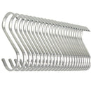 24-Piece S-Hook Thick Stainless Steel S Hook For Hanging, Kitchen Pan Pan H