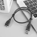 0.5m USB3.0 Type-A Male to USB3.0 Micro B Male Adapter Cable for Hard Drive