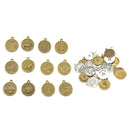 36pcs HOROSCOPE Zodiac STAR SIGN PENDANT CHARMS FOR JEWELRY MAKING FINDINGS