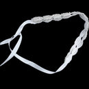 Double Strip Bride Wedding Accessory Hair Head Band Wear Rhinestone Jewelry