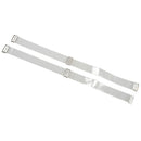 1 Pair Adjustable Invisible Transparent Clear Bra Straps 1.5cm