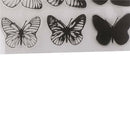 Butterflies Transparent Clear Silicone Stamp for DIY scrapbooking album DecEB3c