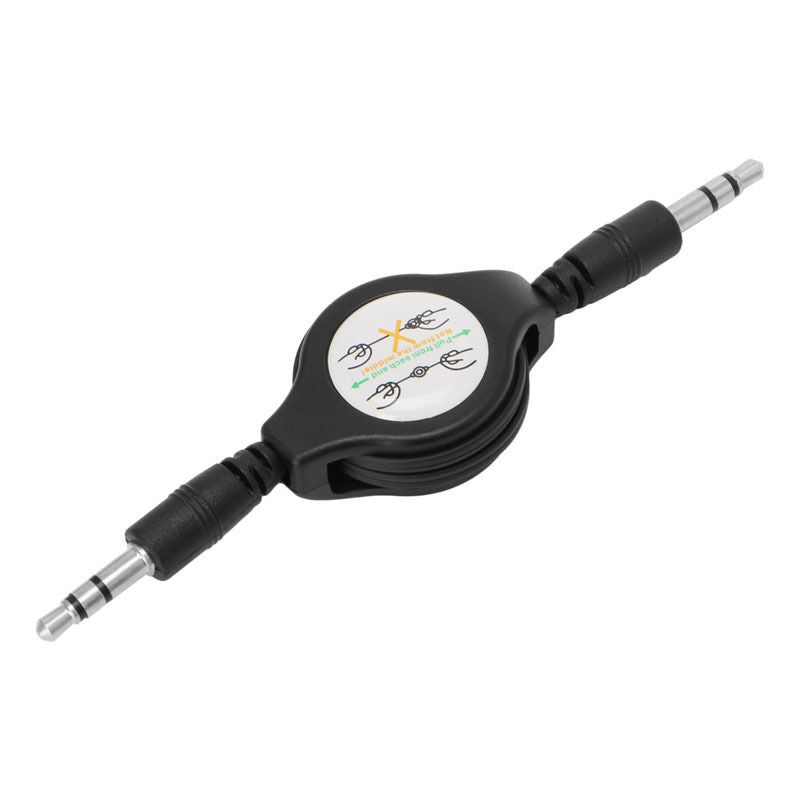 3.5mm Car AUX Music Line Cable Cord Retractable for Tablet Cellphone MP3/4/5 New